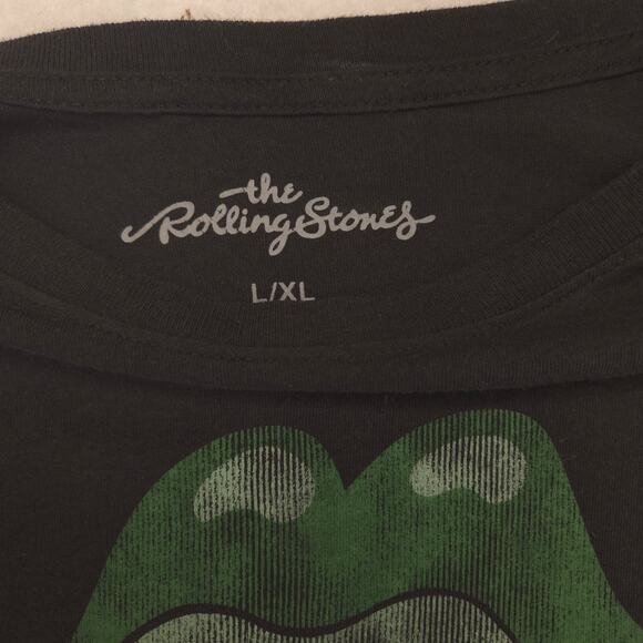 The Rolling Stones Band Crew Neck Short Sleeve T Shirt Mens Size 2XL Black - Picture 3 of 8